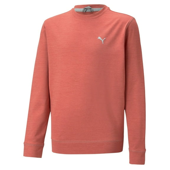 NEW Puma Boy's CloudSpun Crewneck Sweater Heartfelt Heather XL