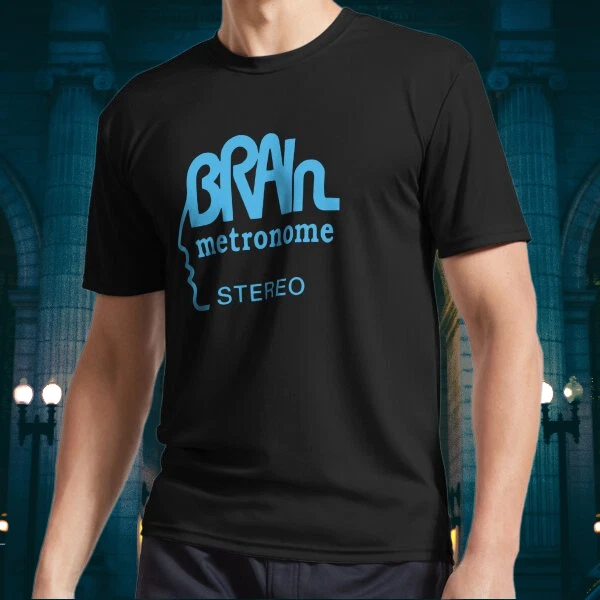 NEW! Brain Records Krautrock Logo Long Sleeve T-Shirt Funny Size S to 5XL