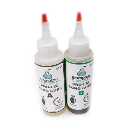 NEW Brampton Pro-Fix Long Cure Adhesive Epoxy 8oz Kit