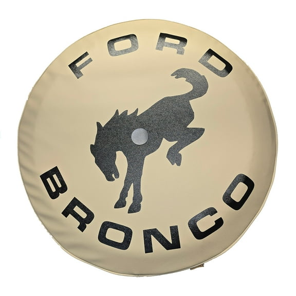 NEW Bronco Parchment - 35-inch with Camera - US Made SpareCover® Brand - Made for the 6th Generation Ford Bronco