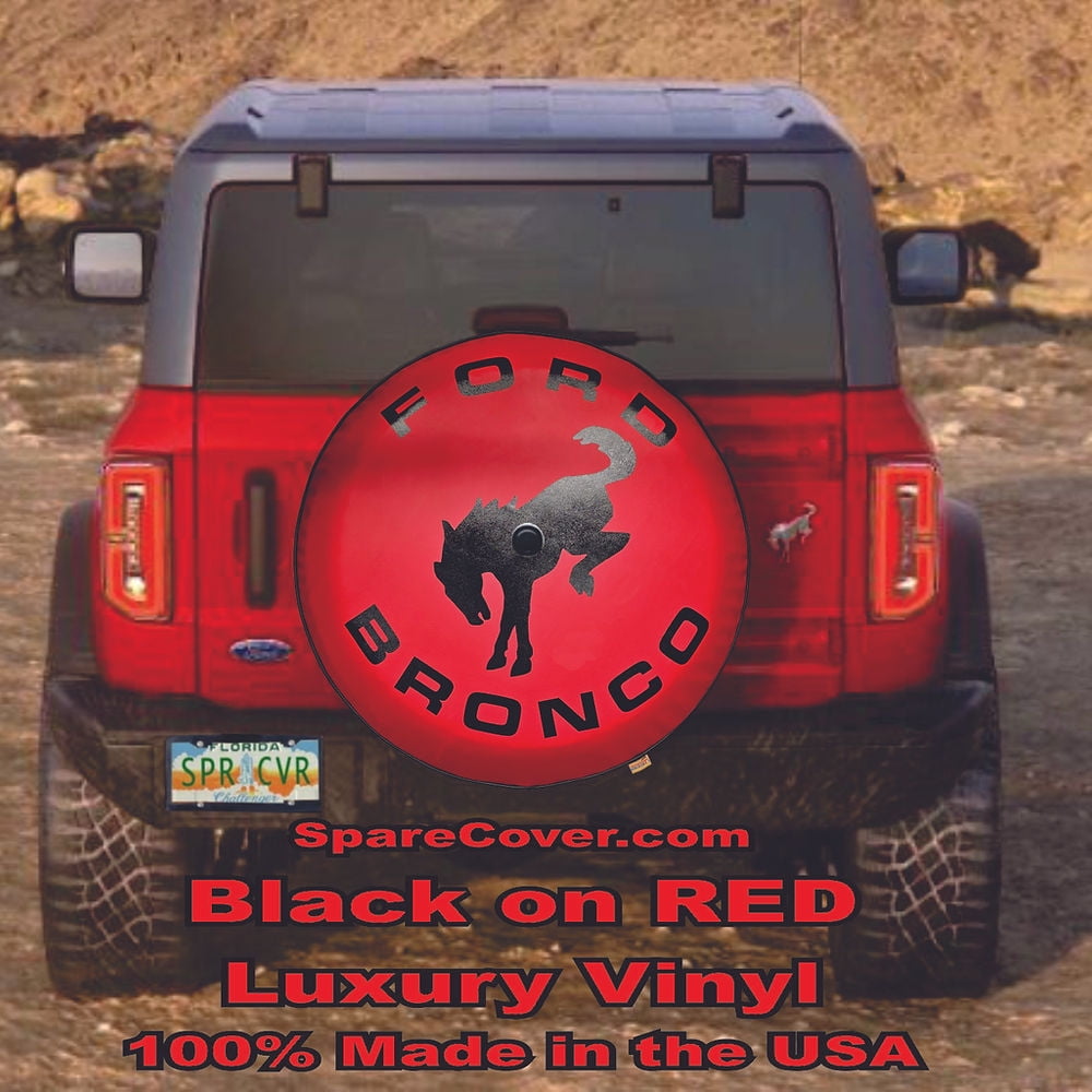 NEW Bronco RED - 35-inch - US Made SpareCover® Brand - Made for the 6th ...