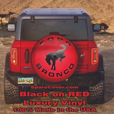 NEW Bronco RED - 35-inch - US Made SpareCover® Brand - Made for the 6th Generation Ford Bronco