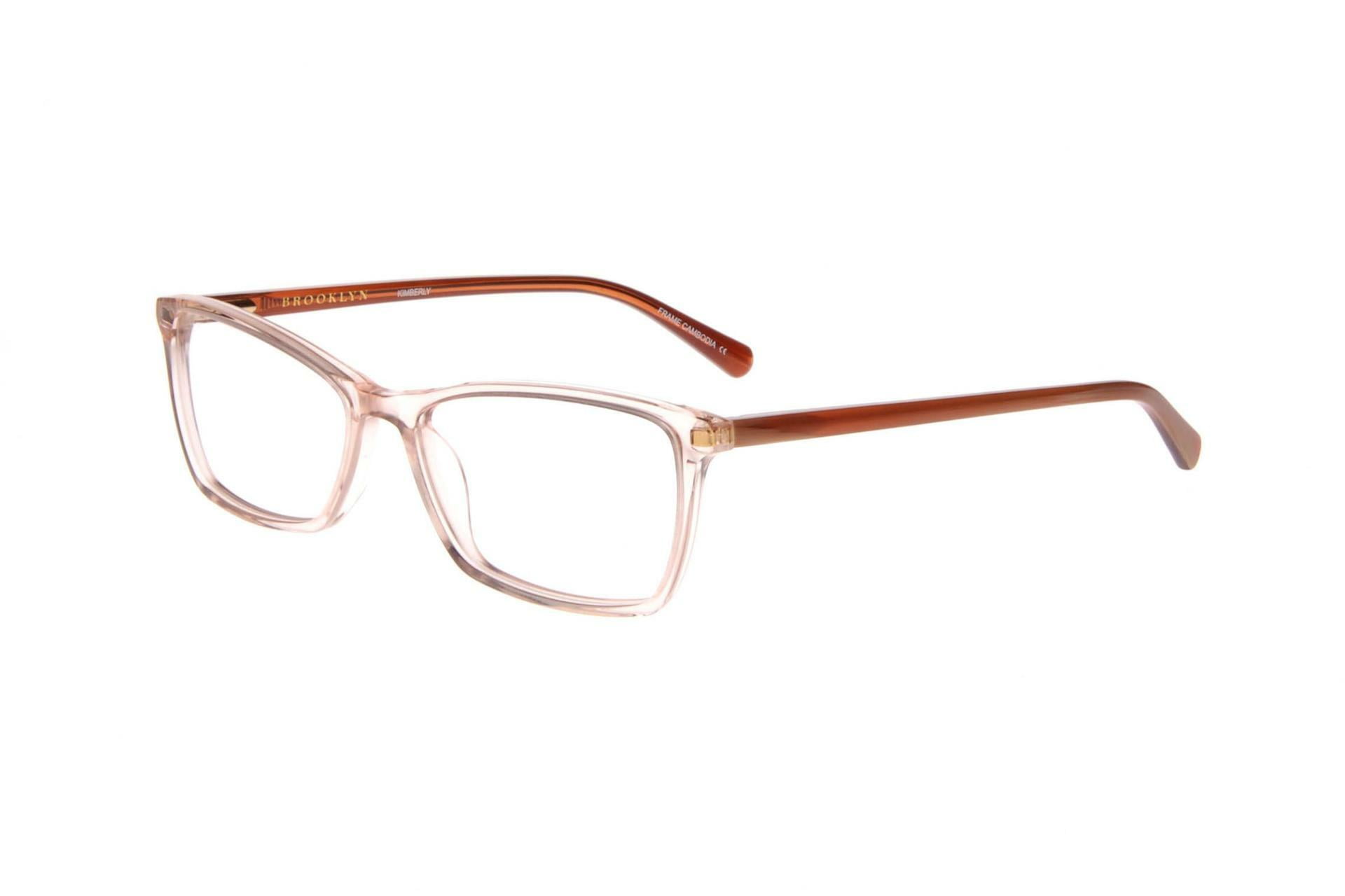 NEW Brooklyn Blue & Brown Stripped MYA Eyeglasses 53/15/135 NEW Brooklyn Crystal Champagne TILLY Eyeglasses 53/14/145  main image 3