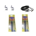 thumbnail image 1 of NEW CB RADIO 2 FIRESTIK 2 FS5 5FT CB ANTENNAS,18FT DUAL COAX,BRACKETS & STUDS, 1 of 4