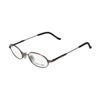 NEW CERRUTI 1881 C1230 MENS/WOMENS OVAL FULL-RIM DARK ROSE FRAME DEMO LENSES 46-21-130 EYEGLASSES/GLASSES