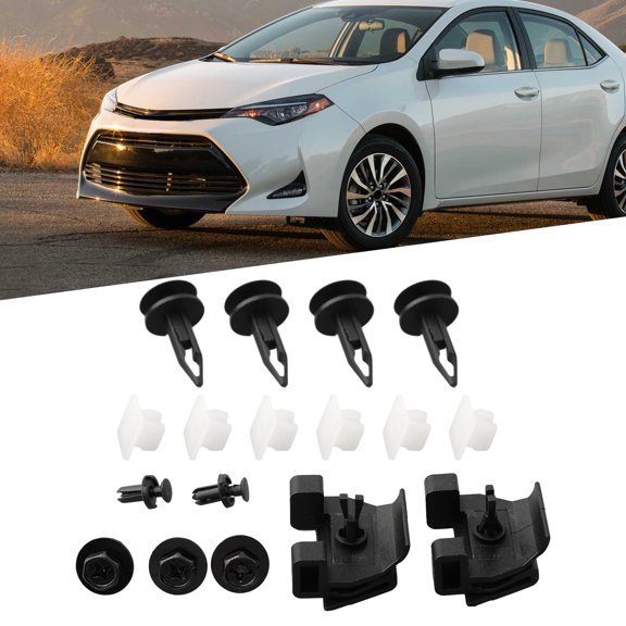 NEW CLIPS TO FIX FRONT BUMPER FOR TOYOTA for COROLLA 2009-2019 GUARANTEE TO FIX
