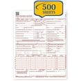 thumbnail image 2 of CMS 1500 Claim Forms - Official HCFA 02/12 Version (500 Sheets) For Medical Billing 2 of 10