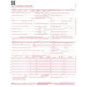 NEW CMS-1500 INSURANCE CLAIM FORMS, HCFA (Version 02/12) - 6 REAMS (3000 SHEETS/FORMS)
