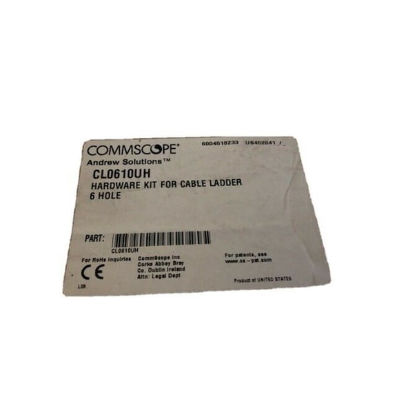 NEW COMMSCOPE CL0610UH HARDWARE KIT FOR CABLE LADDER 6 HOLE