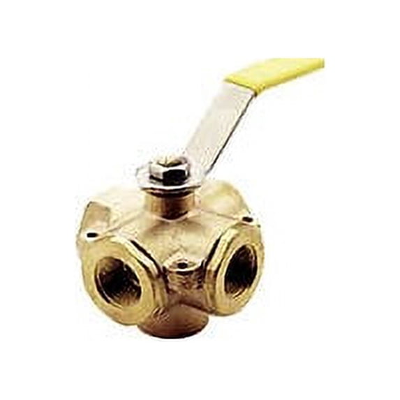 NEW CONBRACO BRONZE 5-PORT BALL VALVE 1/2" CNN 7812401