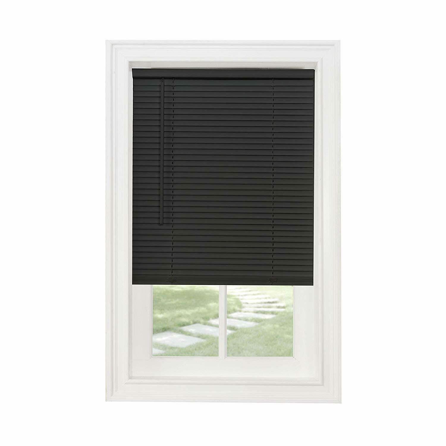 NEW CORDLESS 1" VINYL MINI WINDOW BLINDS, BLIND