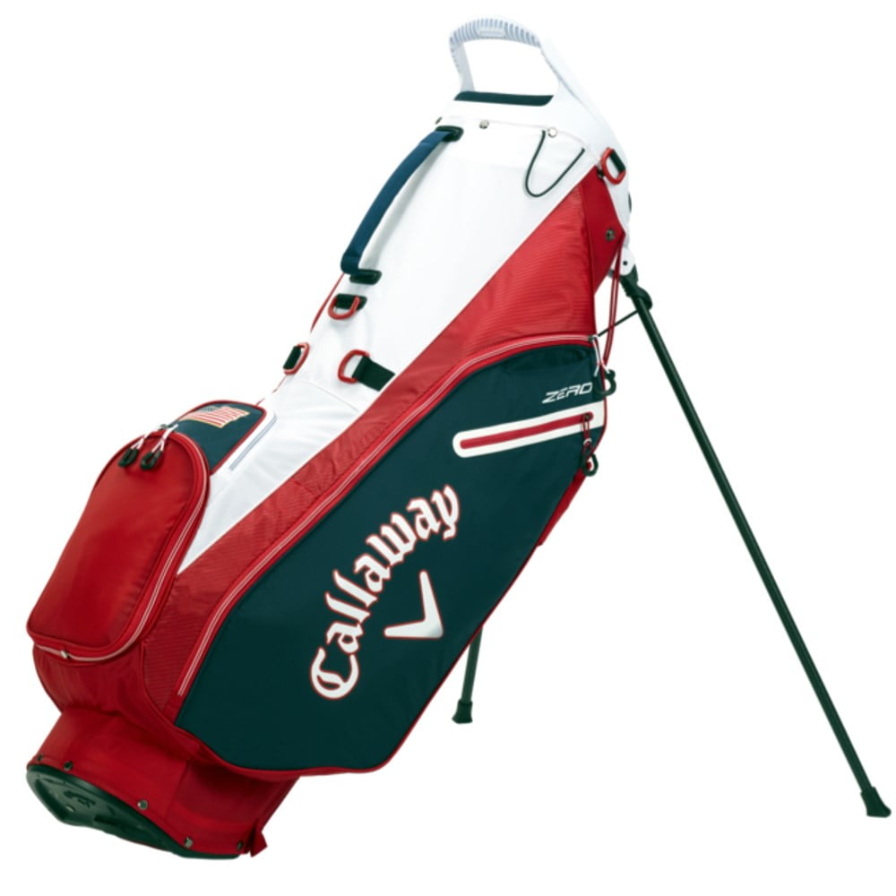 NEW Callaway Golf 2022 Hyper-Lite Zero Stand Bag - Navy / Red / White USA  (1)