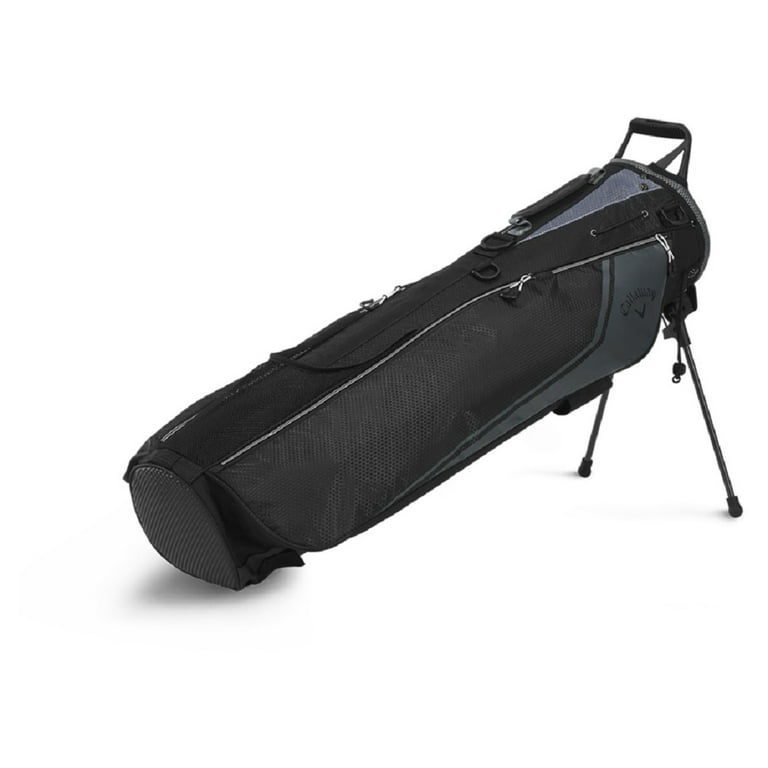 Callaway Carry+ Double Strap Golf Pencil Bag - Black/Charcoal Callaway Carry+ Double Strap Golf Pencil Bag - Black/Charcoal