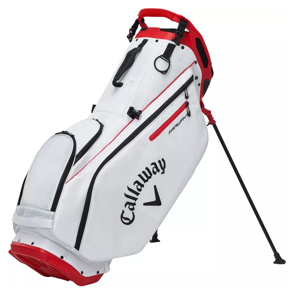 NEW Callaway Golf Fairway 14 Stand / Carry Bag - White NEW Callaway Golf Fairway 14 Stand / Carry Bag - White