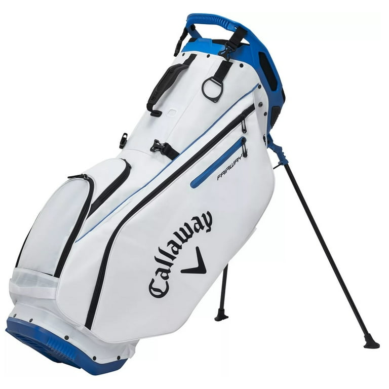 NEW Callaway Golf Fairway 14 Stand / Carry Bag - White NEW Callaway Golf Fairway 14 Stand / Carry Bag - White