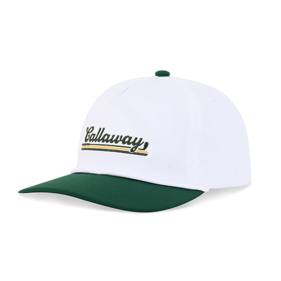 NEW Callaway Golf Iron Shot 2026 Snapback Hat Cap - White / Pine