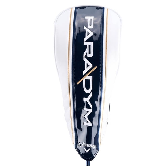 Callaway Paradym Driver Headcover (White/Navy/Gold) Golf Club Cover NEW