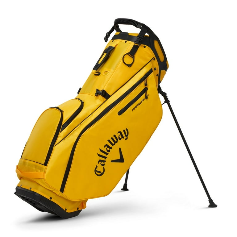 Callaway イエローキャディバッグ Callaway 2022 Fairway 14 Stand Bag - Golden Rod, Double Strap, 14