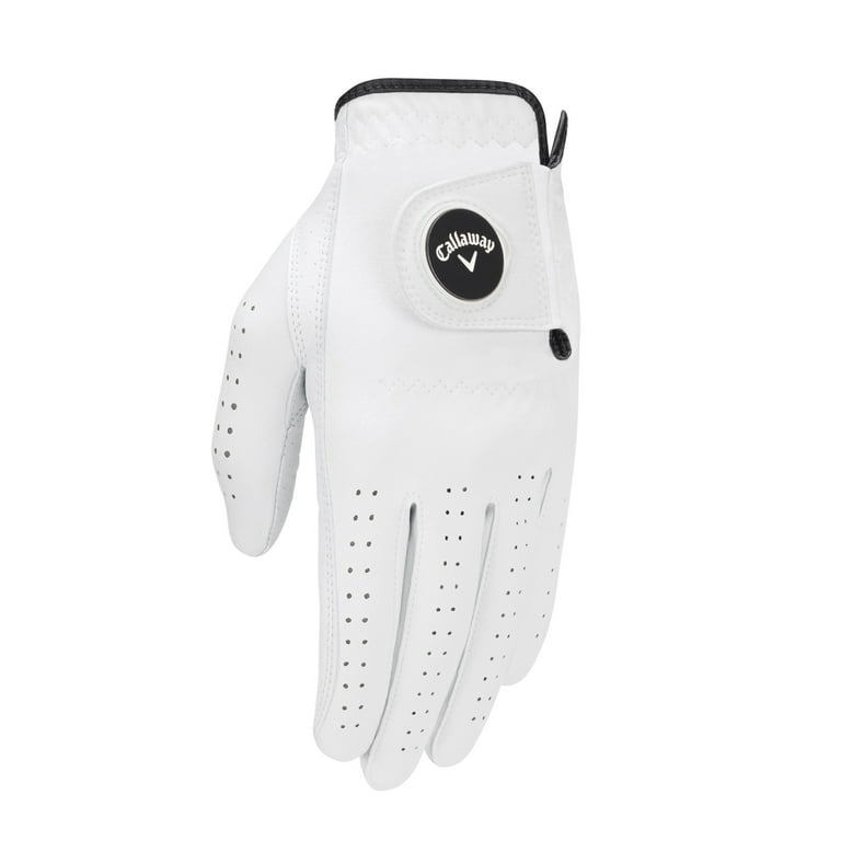 NEW Callaway OptiFlex White Men s Cadet Left Medium Large Golf Glove Walmart