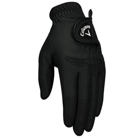 NEW Callaway OptiGrip Rain Series Golf Gloves 1 Pair Black Mens Cadet Medium
