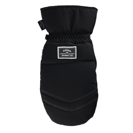 Callaway Thermal Mittens Cart Golf Gloves Black (1 Pair) - New