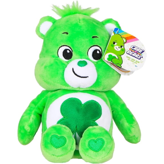 NEW Care Bears - 9" Bean Plush - Soft Huggable Material - Goodluck Bear