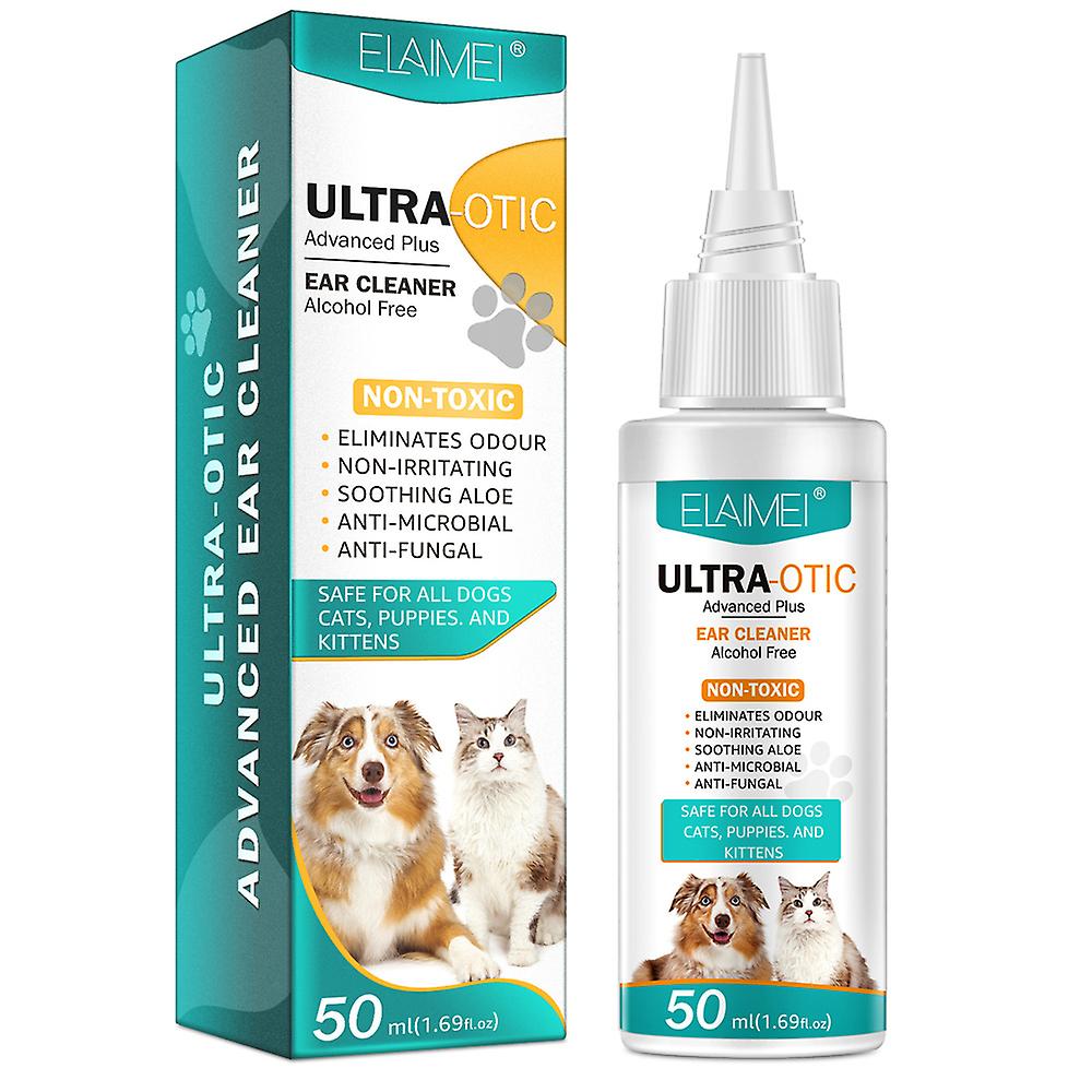 NEW Cat Dog Ear Cleaning Liquid Cleaning Ear Canal Odor Earwax Ear