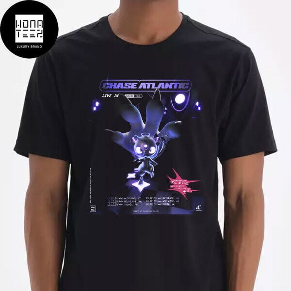NEW Chase Atlantic 2024 Australian And New Zealand Tour Dates TShirt