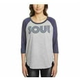 thumbnail image 1 of NEW!!! Chaser Ladies' Graphic Baseball Tee (Pltava & Small), 1 of 3