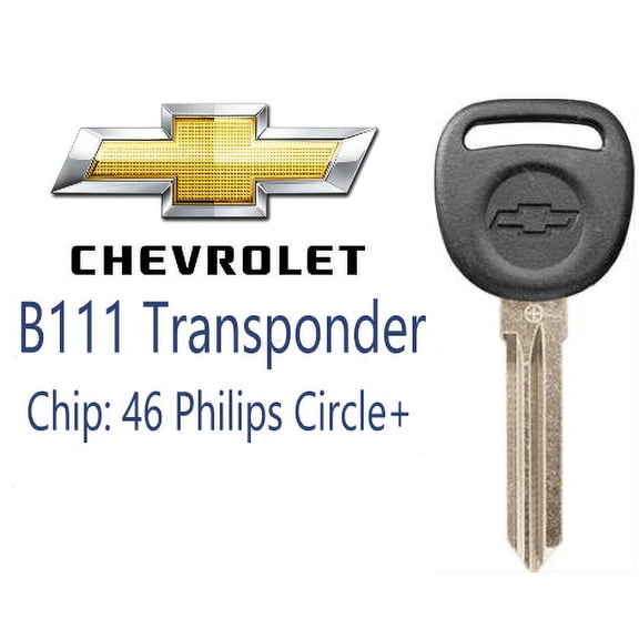NEW Chevrolet Impala 2006-2016 B111 - PT Transponder Chip Key (46) Circle VLS