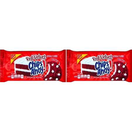 NEW Chips Ahoy! Red Velvet Filled Soft Cookies 9.6 Oz (2)