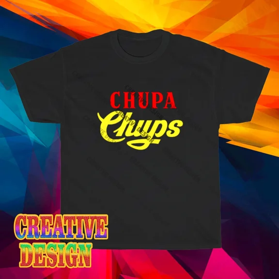 NEW! Chupa Chups Logo Long Sleeve T-Shirt Funny Size S to 5XL