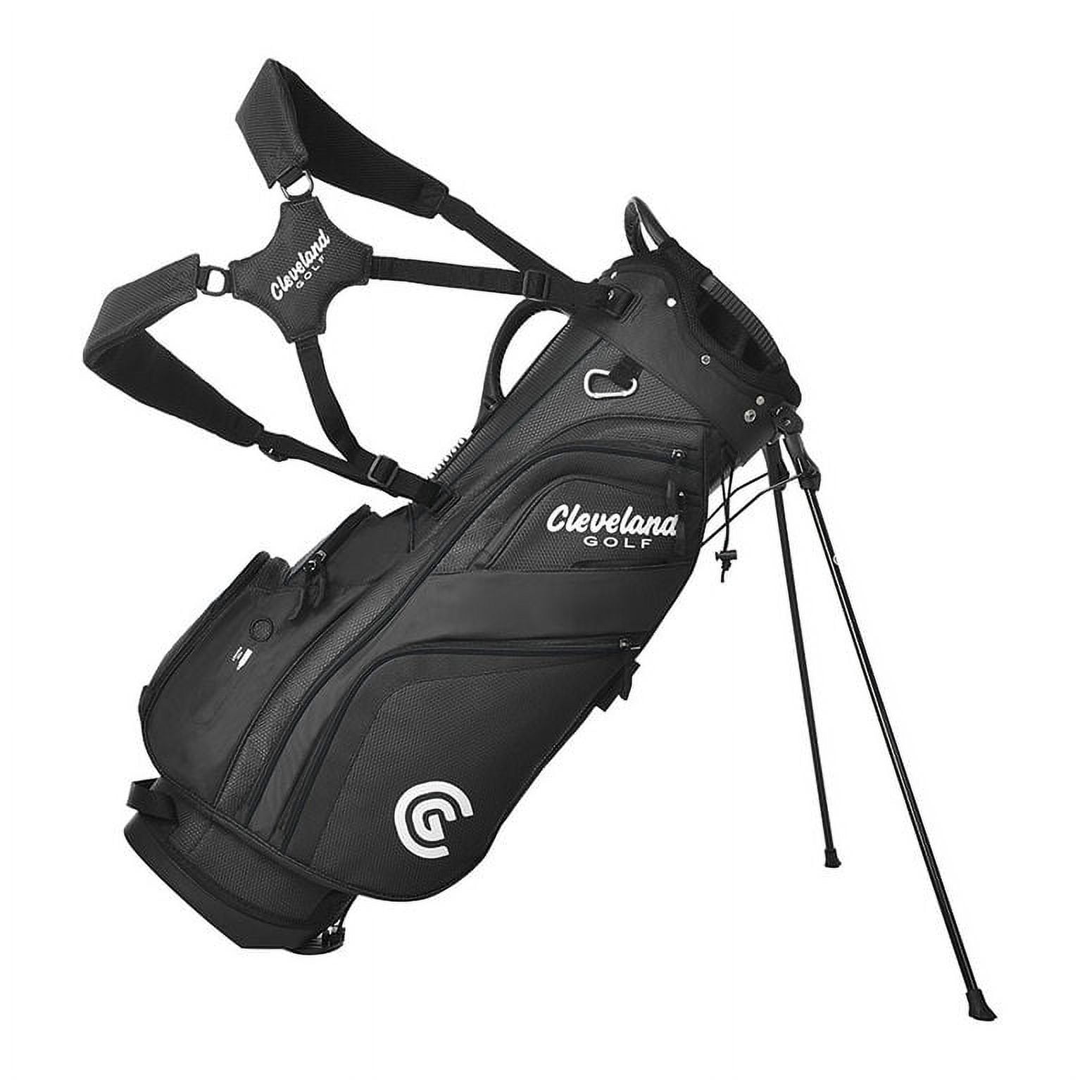 NEW Cleveland Golf Saturday Black 14-Way Top Golf Stand Bag
