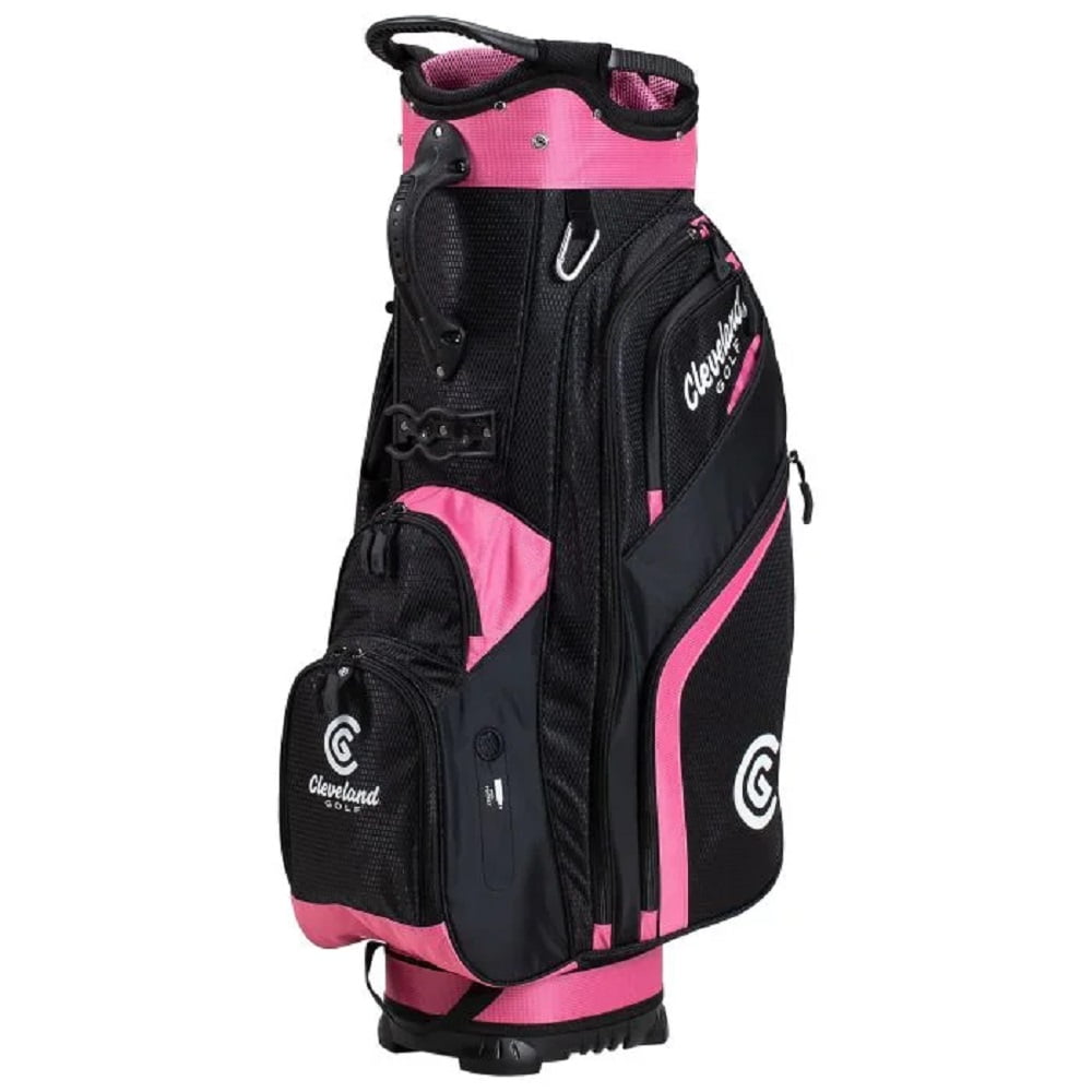 NEW Cleveland Golf Womens Black/Pink 14-Way Top Golf Cart NEW Cleveland Golf Womens Black/Pink 14-Way Top Golf Cart