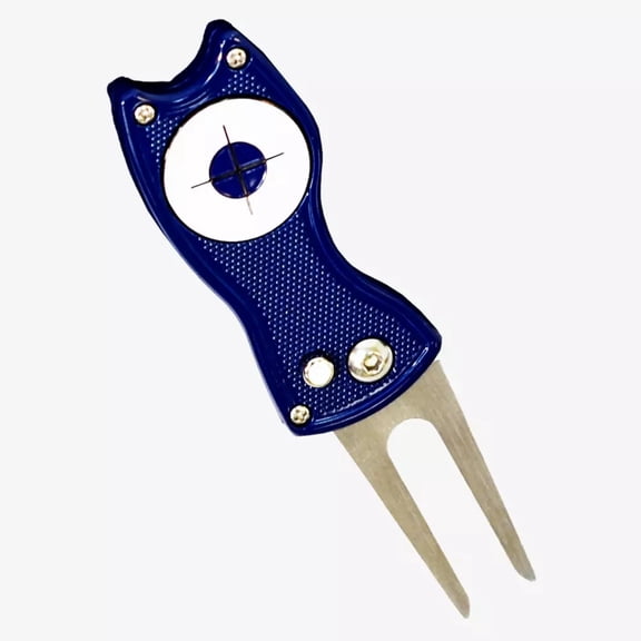 NEW Club Champ Metal Divot Tool w/ Magnetic Ball Marker - Blue