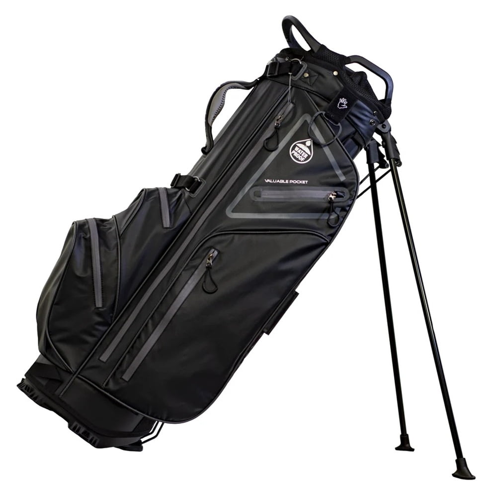 NEW Club Champ Waterproof Series Stand Carry Golf Bag 7 Way Black new-club-champ-waterproof-series-stand-carry-golf-bag-7-way-black