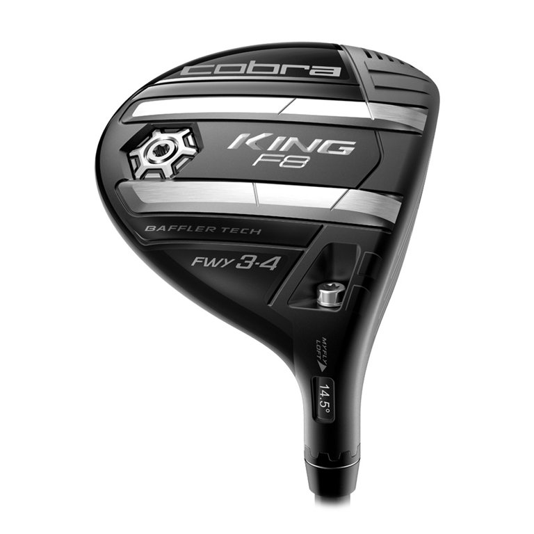 NEW Cobra King F8 14.5* Fairway 3-4 Wood Black Aldila NV Blue 70