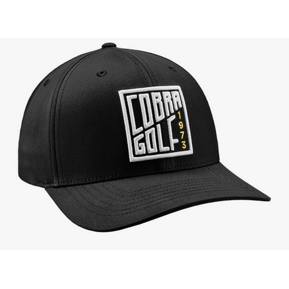 NEW Cobra Rise Black Adjustable Snapback Golf Hat/Cap