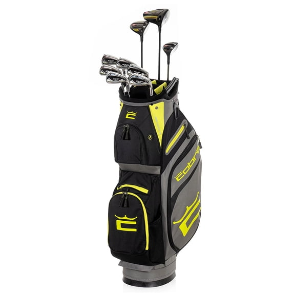 NEW Cobra SpeedZone Complete Set w/ Bag Graphite/Steel Regular