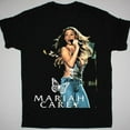 thumbnail image 1 of NEW Collection Mariah Carey Singer Cotton All Size Black Unisex T-Shirt, 1 of 5