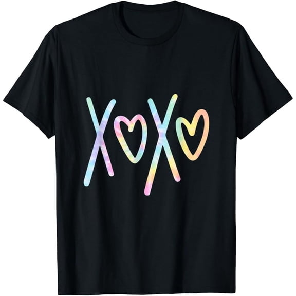 NEW!!! Colorful Tie Dye xoxo, Valentine's Day, Kids, Women's T-Shirt