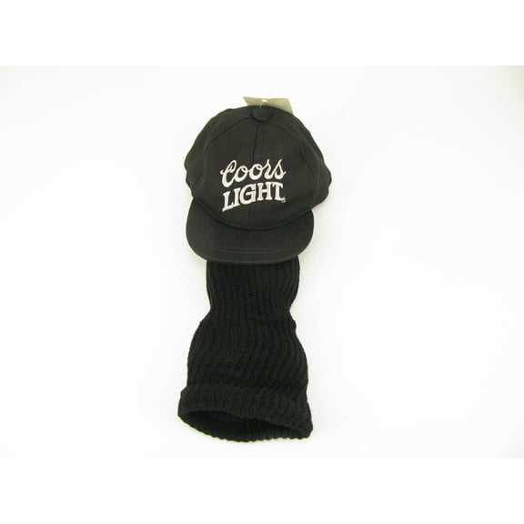 NEW Coors Light Golf Driver Headcover Sock with Hat 460cc BLACK