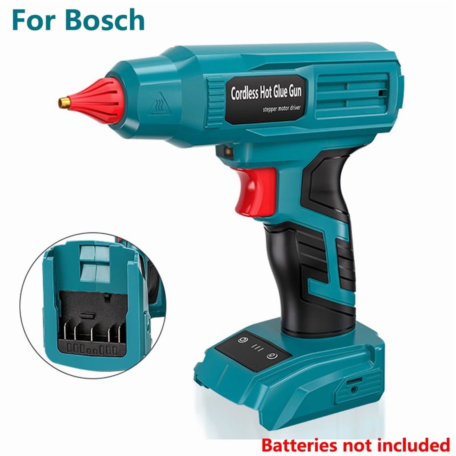 NEW Cordless Glue Gun For Bos*ch 18V BAT609 Battery Temperature Adjustable Handheld Electric Hot Glue Gun