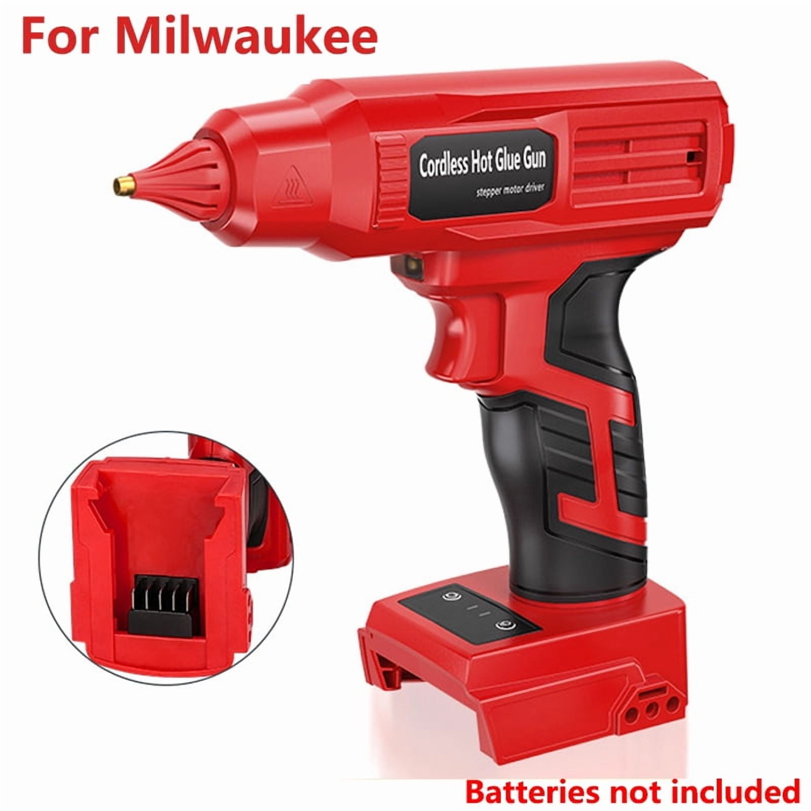 NEW Cordless Glue Gun For Mil*wau*kee 18V Battery Temperature Adjustable Handheld Electric Hot Glue Gun