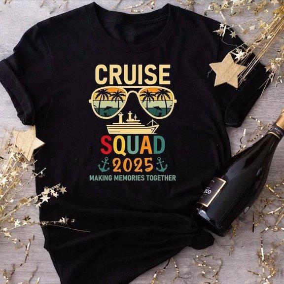 NEW/Cruise Squad Shirt, Matching Family Cruise Tee, Friends Vacation Shirt, Fam