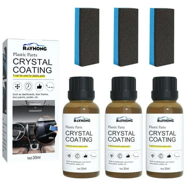 NEW Crystal Coating Plastic Restorer Auto Polish And Repair Coating Car Clean✨d Q9K5