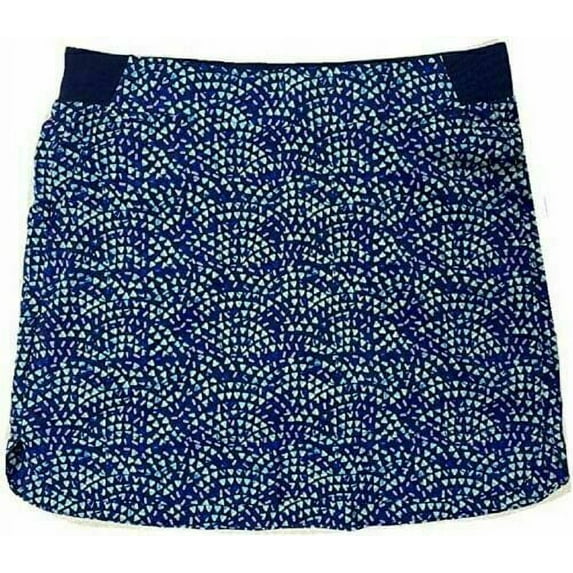 NEW!!! Cypress Club Women's Skort Built-in Shorts Tummy Smoothing (Blue & XXL)