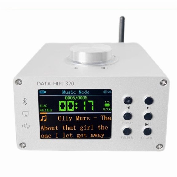 NEW DATA-HIFI 320 Bluetooth Digital Power Amplifier HiFi Audio Decoder PC Sound Card 100W Digital Amplifier US Plug