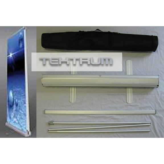NEW DELUXE GIANT 47"x79" RETRACTABLE BANNER STAND FOR TRADE SHOW/STORE DISPLAY