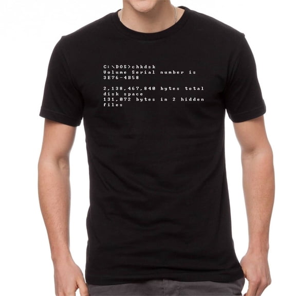 **NEW DESIGN** VINTAGE IBM DOS 2.00 STARTUP COMPUTERS 80'S T-SHIRT THAT'S EPIC